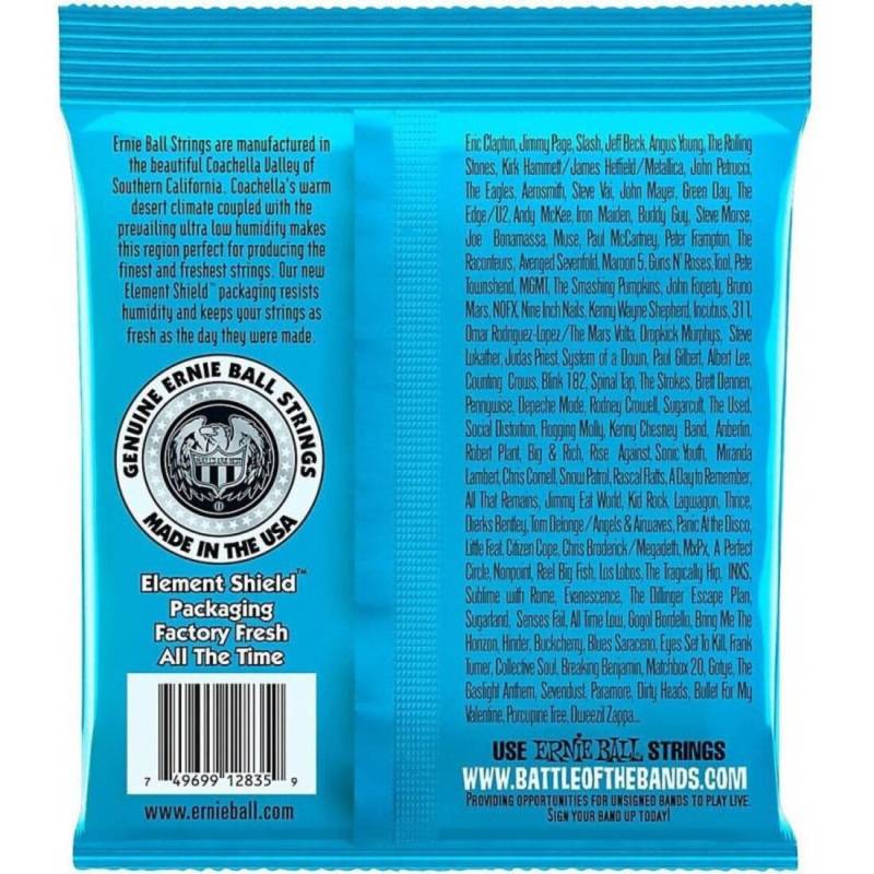 Струни для бас-гітари Ernie Ball 2835 Extra Slinky Nickel Wound 4-String 40/95