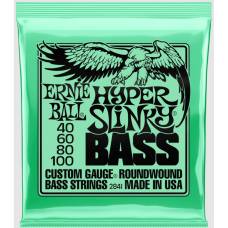Струни для бас-гітари Ernie Ball 2841 Hyper Slinky Bass Nickel Wound 40/100