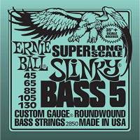 Струны для бас-гитары Ernie Ball 2850 Super Long Scale Slinky Nickel Wound 5-String 45/130