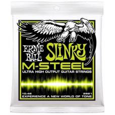 Струны для электрогитары Ernie Ball 2921 M-Steel Regular Slinky 10/46