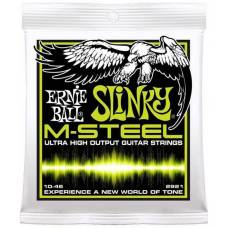 Струни для електрогітари Ernie Ball 2921 M-Steel Regular Slinky 10/46