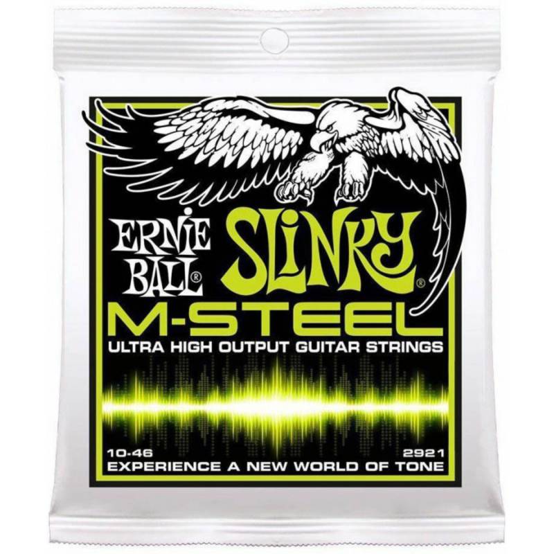 Струны для электрогитары Ernie Ball 2921 M-Steel Regular Slinky 10/46