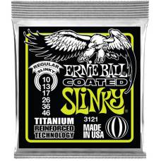 Струни для електрогітари Ernie Ball 3121 Regular Slinky Titanium Coated 10/46