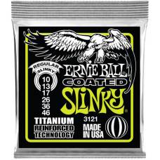 Струни для електрогітари Ernie Ball 3121 Regular Slinky Titanium Coated 10/46