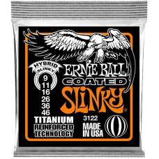 Струни для електрогітари Ernie Ball 3122 Regular Slinky Titanium Coated 9/46