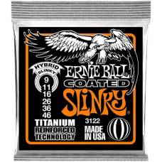 Струны для электрогитары Ernie Ball 3122 Regular Slinky Titanium Coated 9/46