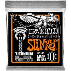 Струни для електрогітари Ernie Ball 3122 Regular Slinky Titanium Coated 9/46