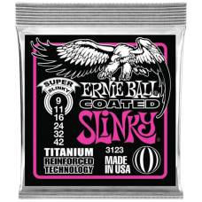 Струни для електрогітари Ernie Ball 3123 Regular Slinky Titanium Coated 9/42