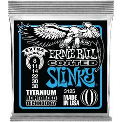 Струни для електрогітари Ernie Ball 3125 Regular Slinky Titanium Coated 8/38