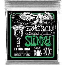 Струни для електрогітари Ernie Ball 3126 Regular Slinky Titanium Coated 12/56