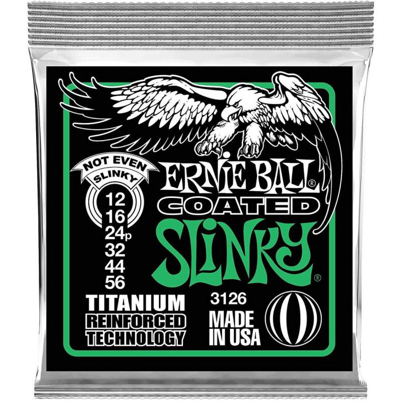 Струни для електрогітари Ernie Ball 3126 Regular Slinky Titanium Coated 12/56