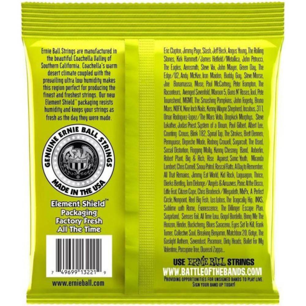 Струни для електрогітари 3 Sets Ernie Ball 3221 Regular Slinky Nickel Wound 10/46