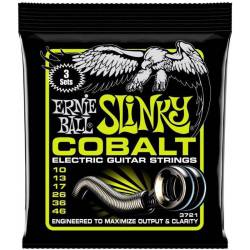 Струни для електрогітари 3 Sets Ernie Ball 3721 Cobalt Slinky 10/46