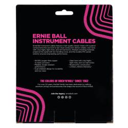 Інструментальний кабель Ernie Ball 6044 Coiled Instrument Cable Straight/Straight - Black 9м (30ft)