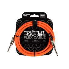 Кабель инструментальный Ernie Ball 6416 Flex Cable Orange 3м (10ft)