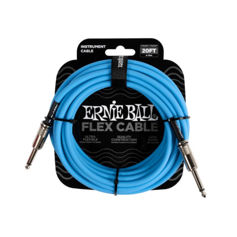 Інструментальний кабель Ernie Ball 6417 Flex Cable Blue 6м (20ft)