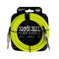 Кабель инструментальный Ernie Ball 6419 Flex Cable Green 6м (20ft)