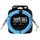 Кабель инструментальный Ernie Ball 6464 Flex Cable Blue 3м (10ft) Straight/Angle