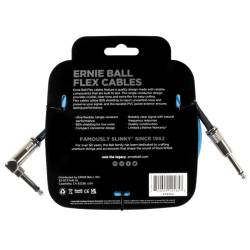 Інструментальний кабель Ernie Ball 6464 Flex Cable Blue 3м (10ft) Straight/Angle