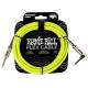 Інструментальний кабель Ernie Ball 6465 Flex Cable Green 3м (10ft) Straight/Angle