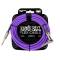 Інструментальний кабель Ernie Ball 6466 Flex Cable Purple 6.1м (20ft) Straight/Angle
