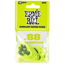 Медіатори Ernie Ball 9191 Green Everlast Guitar Player's Pack 0.88 mm (12 шт.)