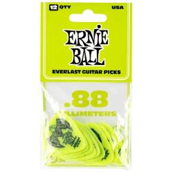 Медиаторы Ernie Ball 9191 Green Everlast Guitar Player's Pack 0.88 mm (12 шт.)