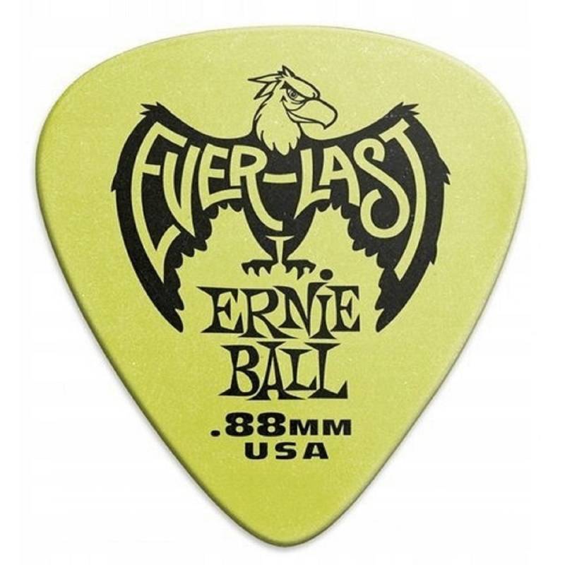 Медіатори Ernie Ball 9191 Green Everlast Guitar Player's Pack 0.88 mm (12 шт.)