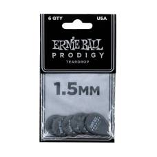 Медиаторы Ernie Ball 9330 Black Teardrop Prodigy Picks 6-Pack 1.5 mm (6 шт.)