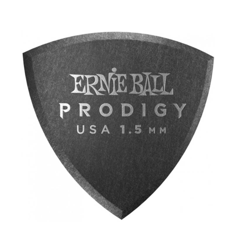 Медиаторы Ernie Ball 9332 Black Large Shield Prodigy Picks 6-Pack 1.5 mm (6 шт.)