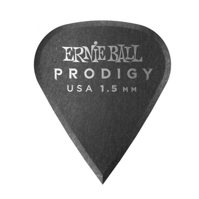 Медіатори Ernie Ball 9335 Black Sharp Prodigy Picks 6-Pack 1.5 mm (6 шт.)