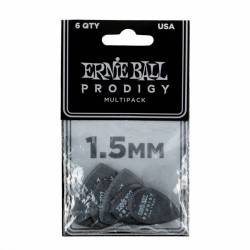Медиаторы Ernie Ball 9342 Black Multipack Prodigy Picks 6-Pack 1.5 mm (6 шт.)