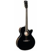 Электроакустическая гитара Cort Exotic-SFX Ash (Black Gloss)