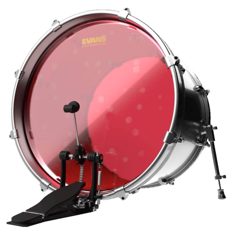 Пластик для бас-барабана Evans BD22HR 22" Hydraulic Red Bass