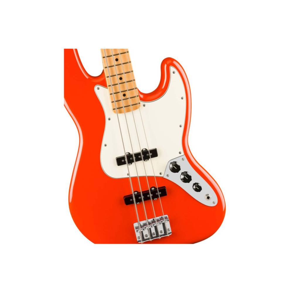 Бас-гітара FENDER PLAYER II JAZZ BASS MN CORAL RED Бас-гітара FENDER PLAYER II JAZZ BASS MN CORAL RED