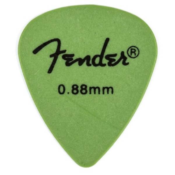 Медіатори Fender 351 Shape Rock-On Surf Green Medium/Heavy Player's Pack 0.88 mm 0987351850 (12 шт.)