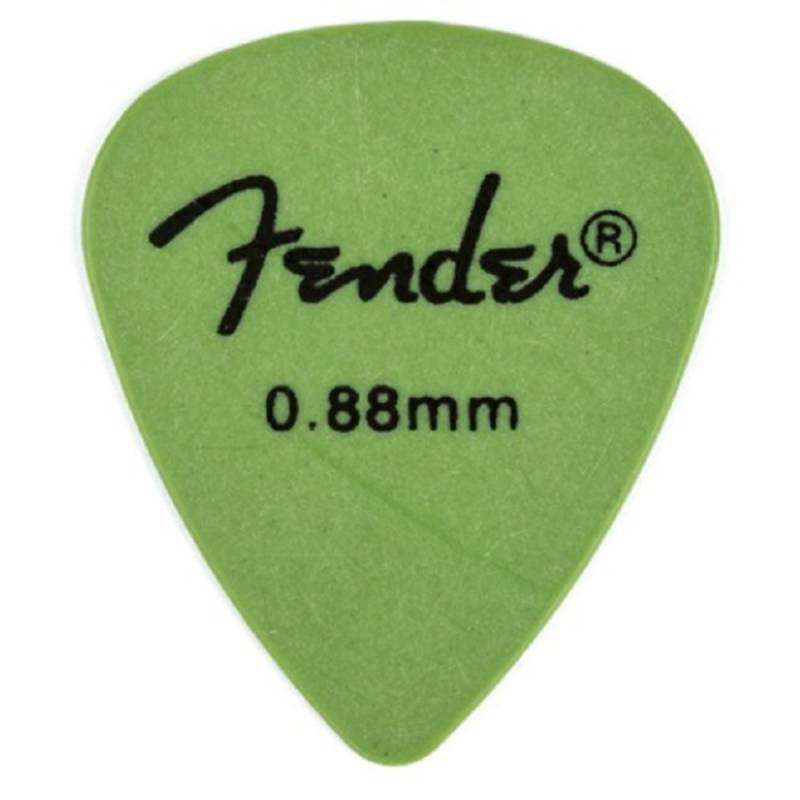 Медиаторы Fender 351 Shape Rock-On Surf Green Medium/Heavy Player's Pack 0.88 mm 0987351850 (12 шт.)