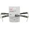 Кабель инструментальный Fender Professional Series Instrument Cables 15cm (6inch) Angle/Angle (2-Pack) 0990820023