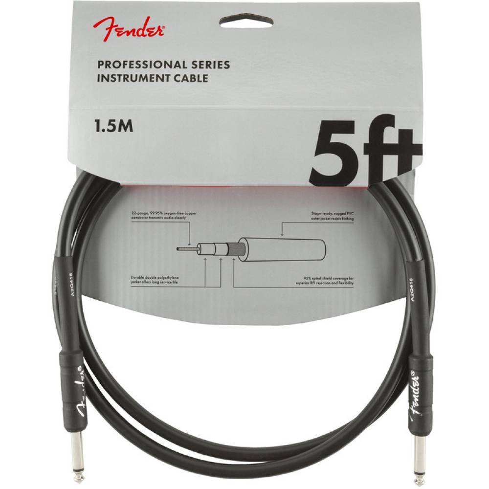 Інструментальний кабель Fender Professional Series Instrument Cable 1.5m (5ft) 0990820026