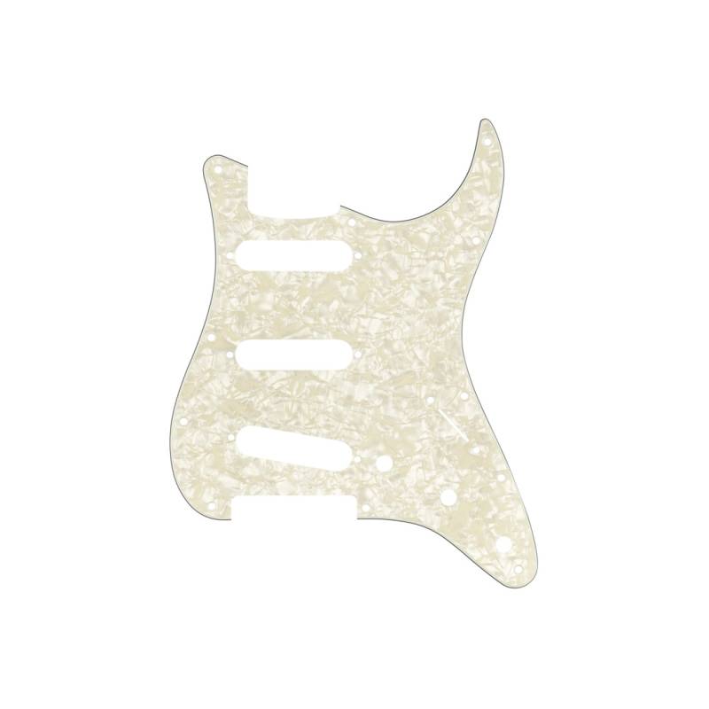Пикгард панели FENDER 11-HOLE MODERN-STYLE STRATOCASTER S/S/S PICKGUARDS AGED WHITE MOTO