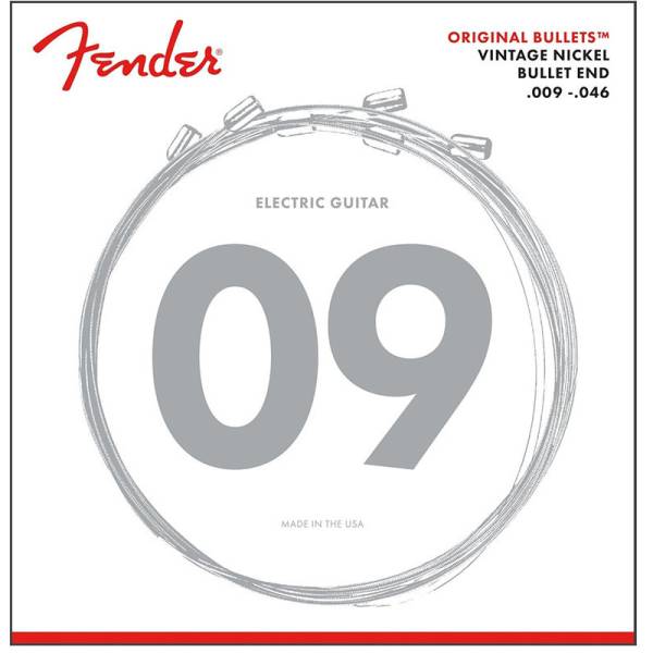 Струны для электрогитары Fender 3150LR Original Bullets Pure Nickel Bullet End 9/46