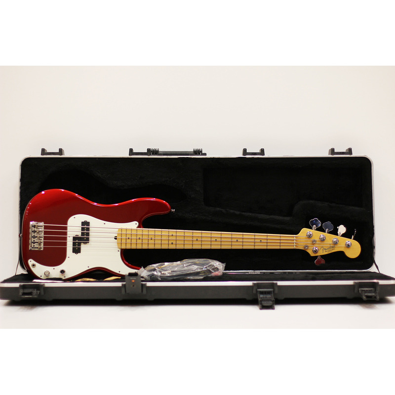 Бас-гітара Fender American Standard Precision Bass 5 String Candy Cola Maple Neck 2011