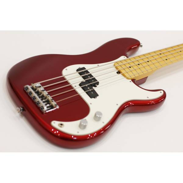 Бас-гитара Fender American Standard Precision Bass 5 String Candy Cola Maple Neck 2011