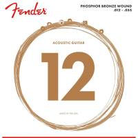 Струны для акустической гитары Fender 60L Phosphor Bronze 12/53