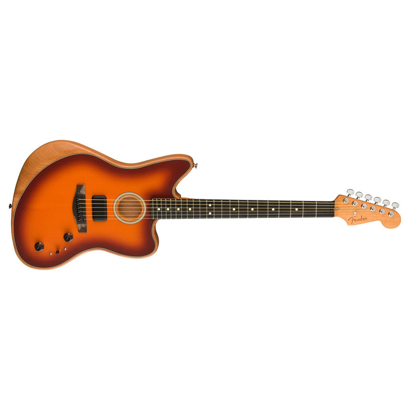 Електроакустична/напівакустична гітара Fender American Acoustosonic Jazzmaster Tobacco Sunburst