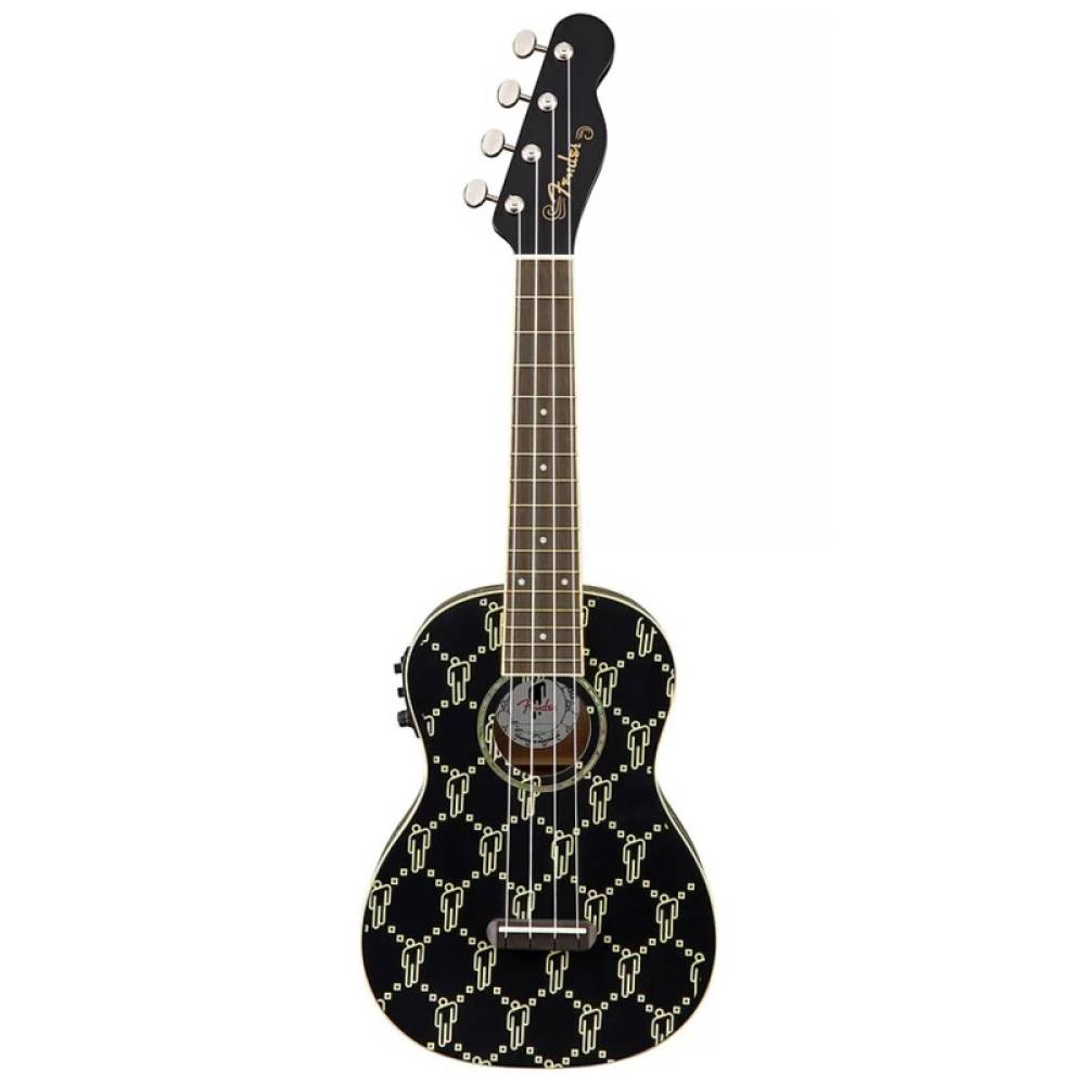 Укулеле Fender Billie Eilish Ukulele BLK WN Укулеле Fender Billie Eilish Ukulele BLK WN