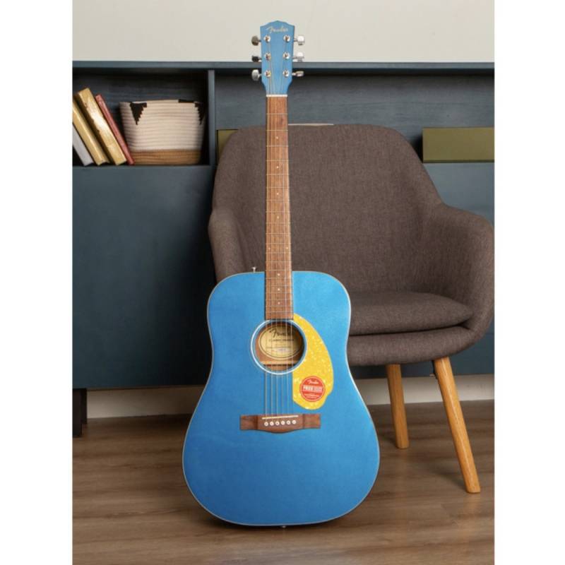 Акустическая гитара FENDER CD-60S FSR BLUE PEARL YELLOW PICKGUARD