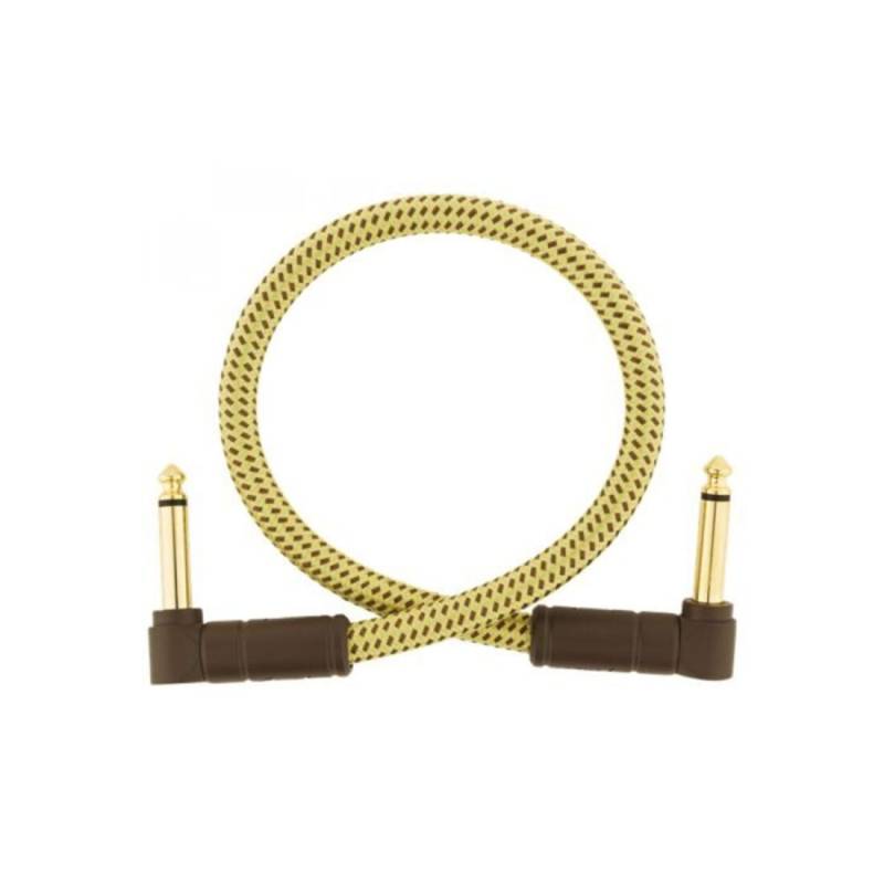 Кабель инструментальный FENDER CABLE DELUXE SERIES 1' TWEED