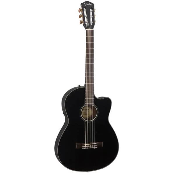 Классическая гитара Fender CN-140SCE WN Black