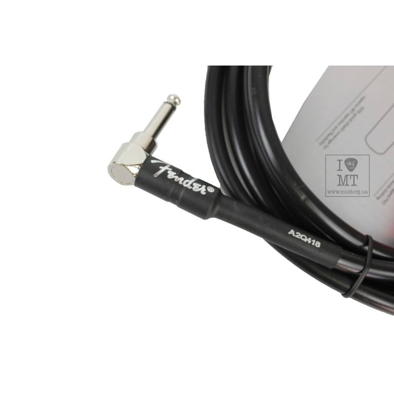 Інструментальний кабель FENDER CABLE PROFESSIONAL SERIES 10' ANGLED BLACK